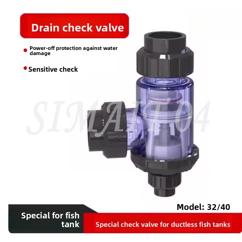 Fish Tank Filter - Balık Tankı Kanalizasyon Çek Valfı, Boru