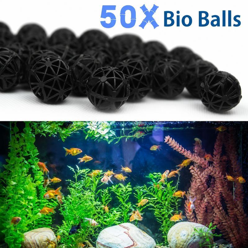 Aquarium Fish Marine - 50 Adet 16mm Akvaryum Biyolojik Filtre