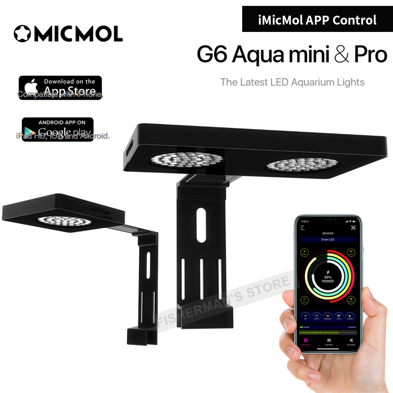 Aquarium Fish App - MicMol-G6 Aqua Mini ve Pro LED