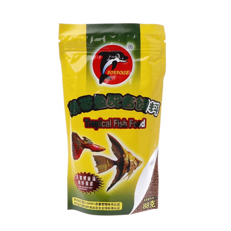 Fish Food Flake - Akvaryum tankı tropikal balık yemi küçük