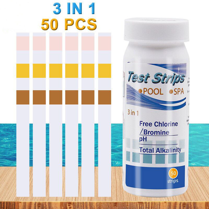 Aquarium Test Kit - Klor PH Test Şeritleri SPA Yüzme