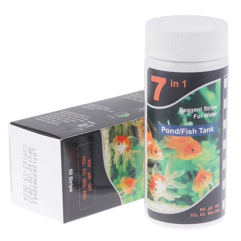 Aquarium Test Kit - 7'si 1 Arada PH Test Şeridi,