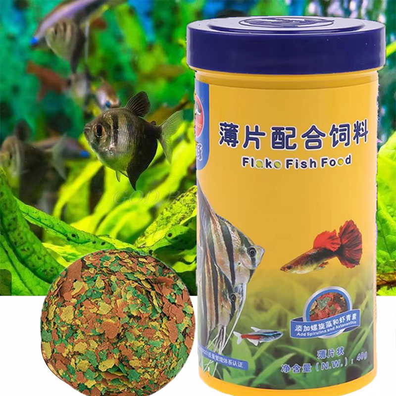 Fish Food Flake - YENİ Sağlıklı Balık Yemi Gevreği Balık