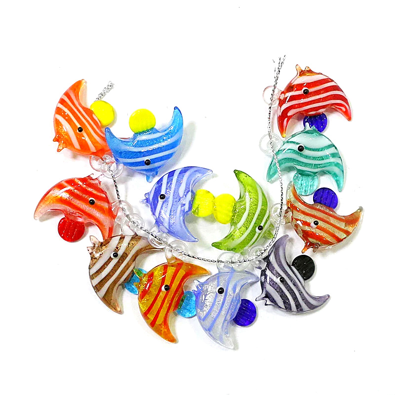 Aquarium Mini Fish - 2 adet sevimli deniz balığı cazibesi