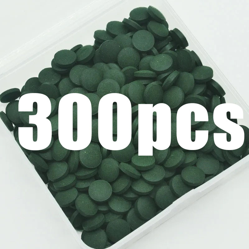 Fish Food Flake - 50-300 Adet Yüksek Saflıkta Spirulina Tabletleri