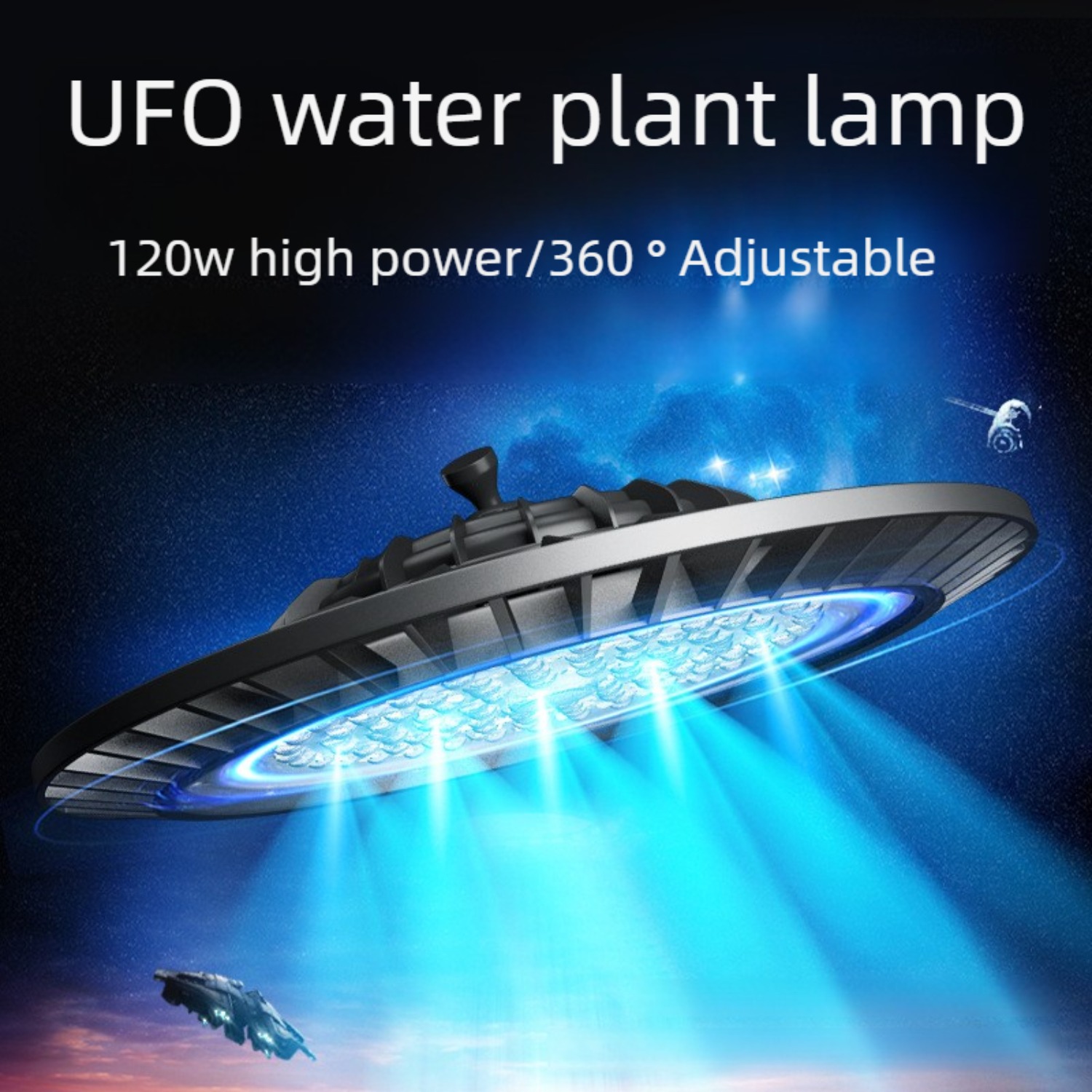 Aquarium Fish App - 120W LED Akvaryum Lambası, Uygulama Kontrolü,