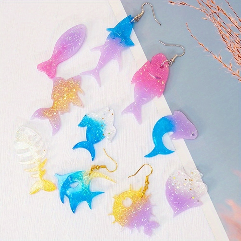 Okyanus temalı küpe ve kolye k - Aquarium Fish Marine incelemesi ve fiyatı