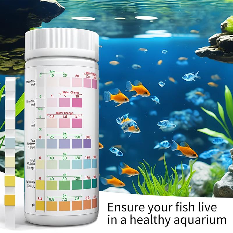 Akvaryum Su Test Şeritleri 8'i - Aquarium Test Kit incelemesi ve fiyatı