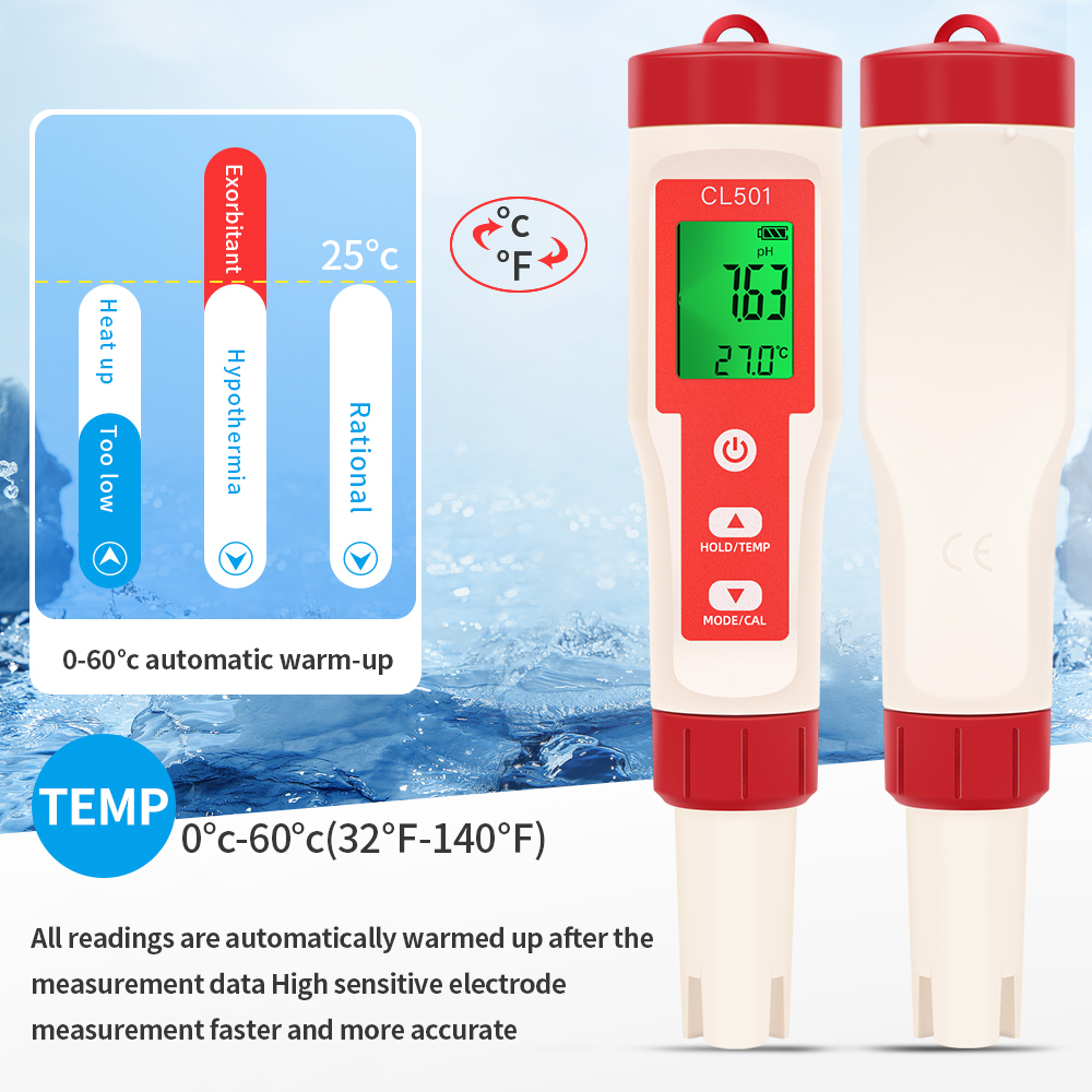 PH/CL2/H2/ORP/Sıcaklık Ölçer K - Aquarium Test Kit incelemesi ve fiyatı