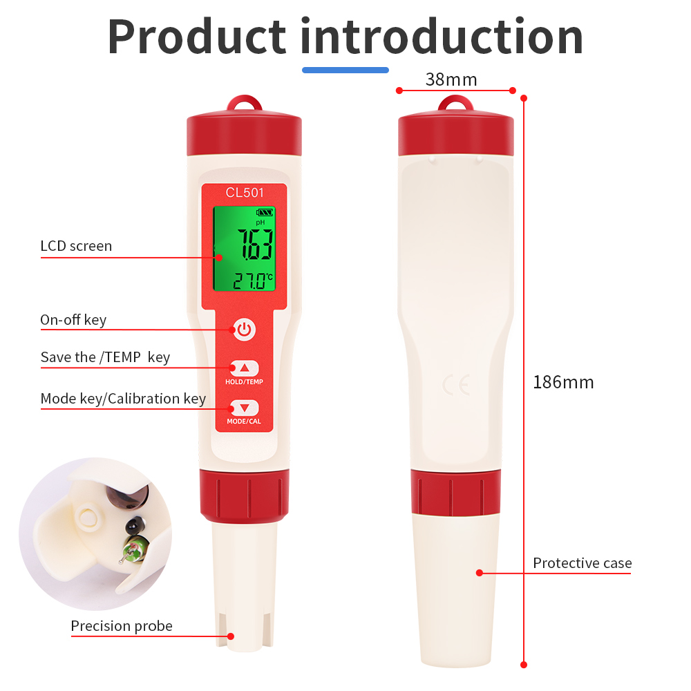 PH/CL2/H2/ORP/Sıcaklık Ölçer K - Aquarium Test Kit incelemesi ve fiyatı