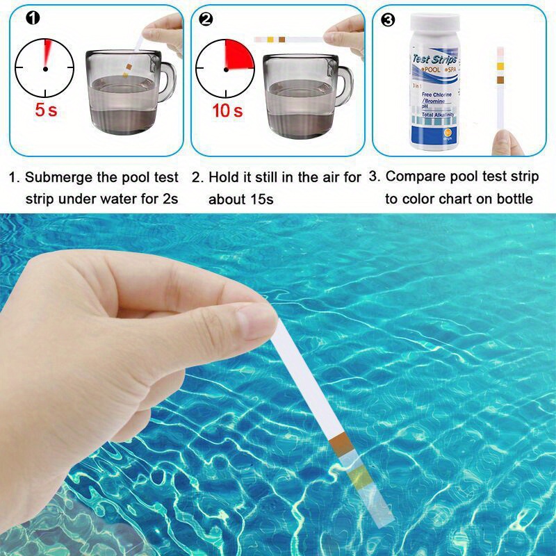 Klor PH Test Şeritleri SPA Yüz - Aquarium Test Kit incelemesi ve fiyatı