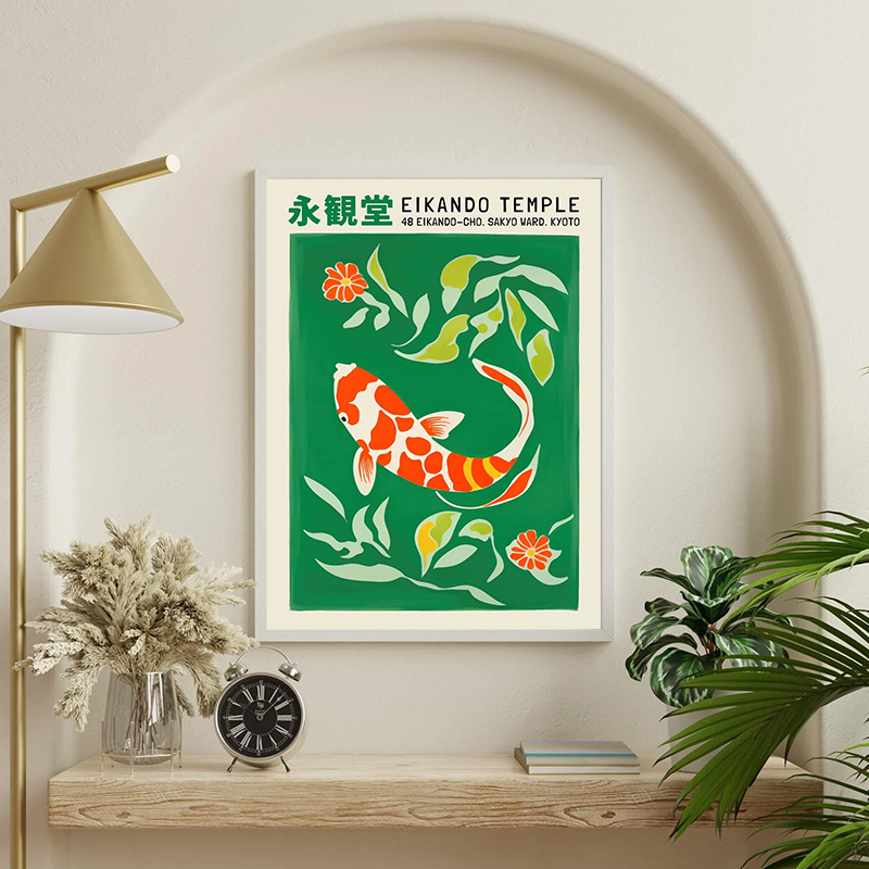Japonya Estetik Balık Posteri  - Aquarium Fish Japan incelemesi ve fiyatı