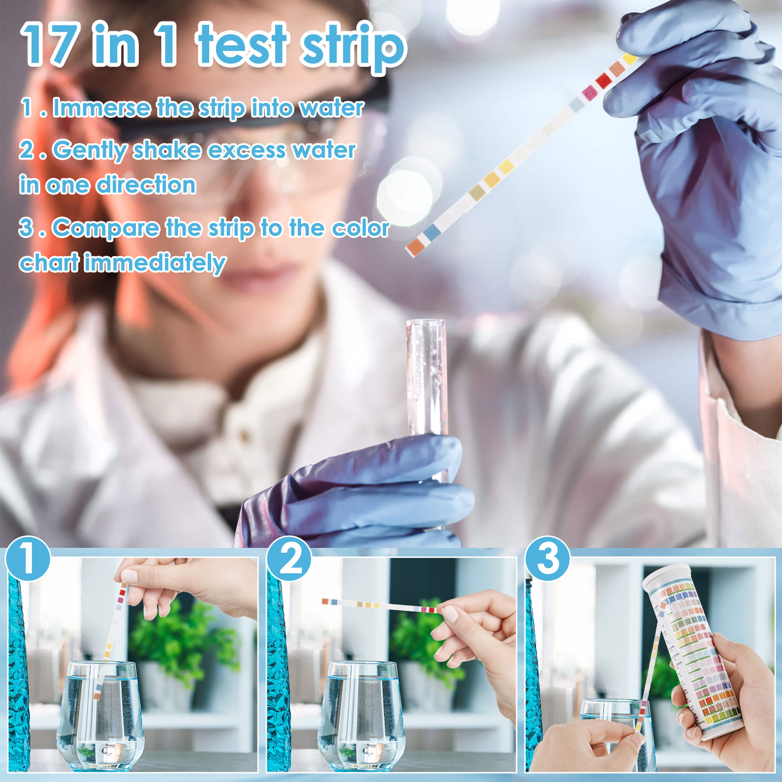 5-17 in 1 Akvaryum Test Şeritl - Aquarium Test Kit incelemesi ve fiyatı