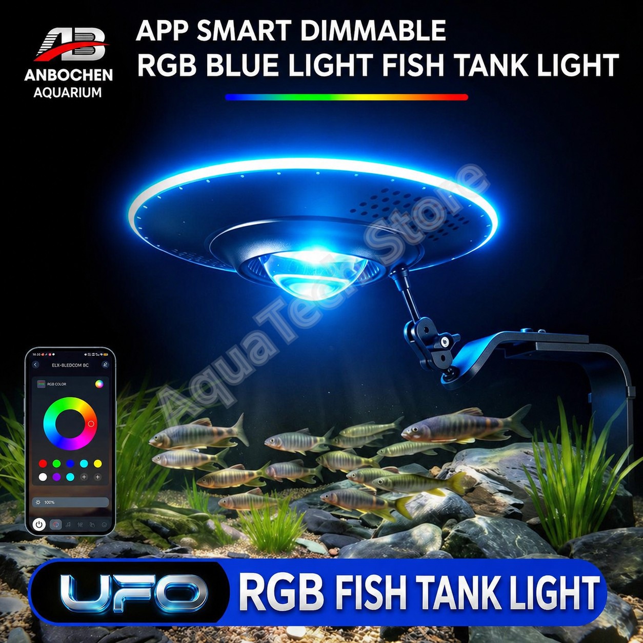 ANBOCHEN UFO RGB LED Akvaryum  - Aquarium Fish App incelemesi ve fiyatı